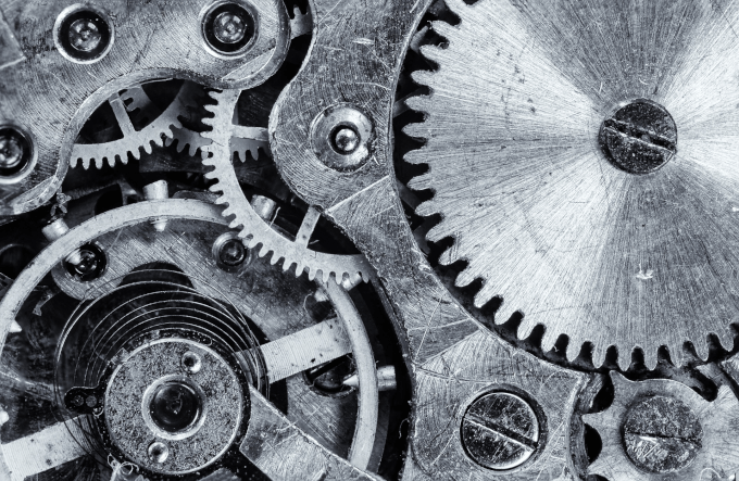 Internal Gears Of A Watch